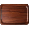 Поднос с нескользящей поверхностью 32x26см Cambro орех