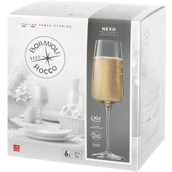 Набор бокалов для шампанского 240мл NEXO, 6шт