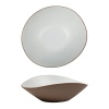 Блюдо, салатник 600мл 21.5x19.5cм White Matt TAIGA