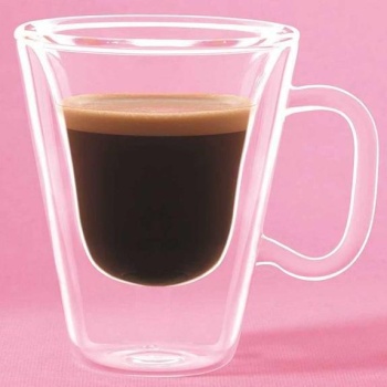 Набор кружек для кофе 85мл COSTARICA Thermic Glass, 2шт