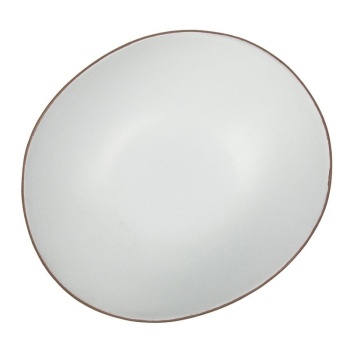 Блюдо, салатник 800мл 24.5x21.5cм White Matt TAIGA