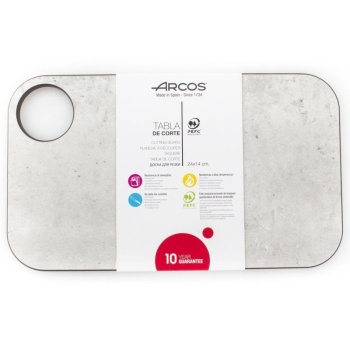 Доска разделочная 24x14см Arcos мраморного цвета