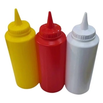 Соусник с дозатором 750мл красный