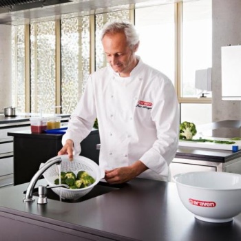 Дуршлаг 280мм белый 4.5л