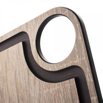 Доска разделочная 38x28см с желобом NATURAL Arcos