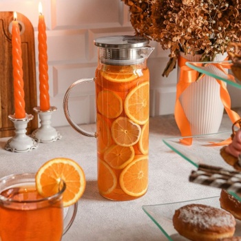 Кувшин 1.3л с крышкой-ситом