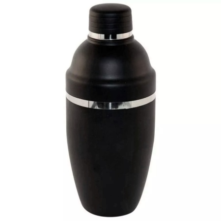 Шейкер барный 500мл The Bars черный