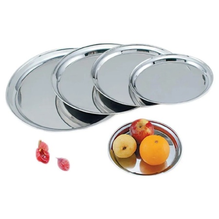 Поднос круглый Ø25см нержавеющая сталь - P.L. Proff Cuisine