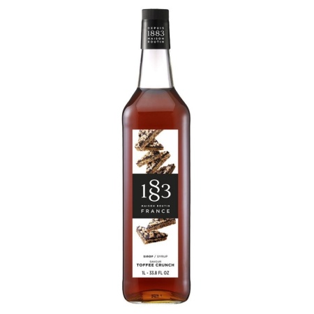 Сироп 1883 Хрустящая ириска (Toffee Crunch), 1л - стекло