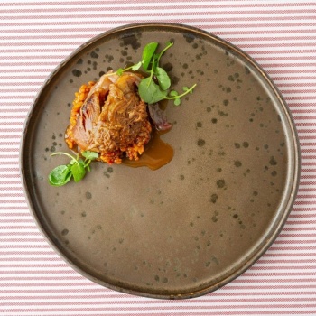 Тарелка плоская Ø26.5см PHOBOS коричневая