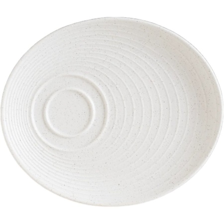 Блюдце овальное 20x17см LIORA Ripple