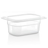 Гастроемкость GN 1/9 176x108x(h)65мм 0.5л матовая (PP) с крышкой