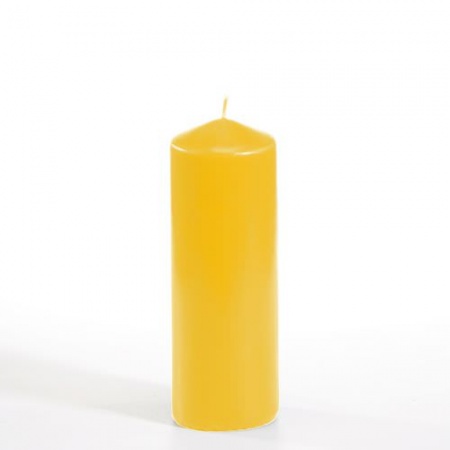Свеча желтая Ø60x(h)165мм GOLDEN YELLOW