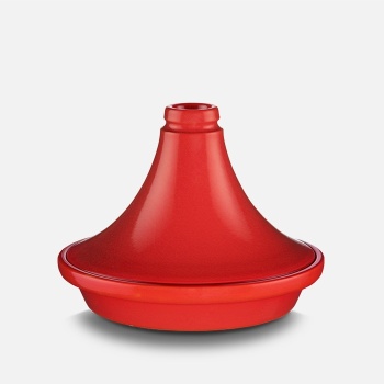Тажин 1.6л Ø28x(h)21см красный