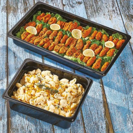 Гастроемкость GN 1/2 325x265x(h)65мм 3л черная (PP)