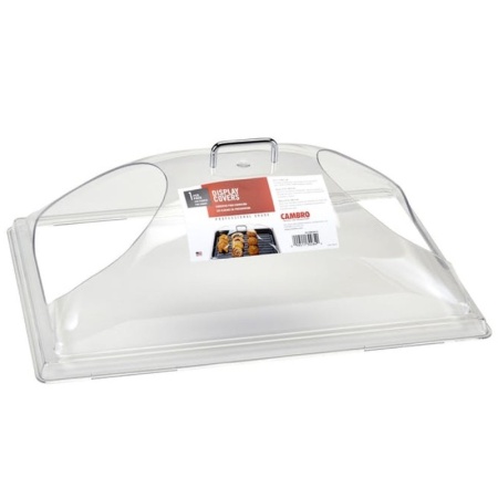 Крышка-колпак 325x530x168мм торцевой вырез Cambro прозрачная