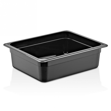 Гастроемкость GN 1/2 325x265x(h)100мм 5л черная (PC)