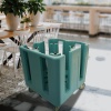 Тележка для тарелок Cambro 76x76x84см 4 стойки