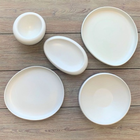 Тарелка глубокая Ø26x(h)7см NINFA белая