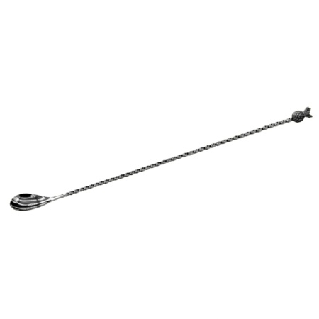 Ложка барная "Ананас" 33см Barbossa черный цвет