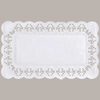 Салфетки кружевные 30x18см прямоугольные Pap Star, 100шт