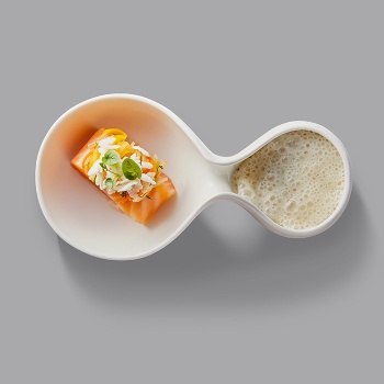 Салатник-менажница 390мл 23x12x(h)6.5см APPEAL Double