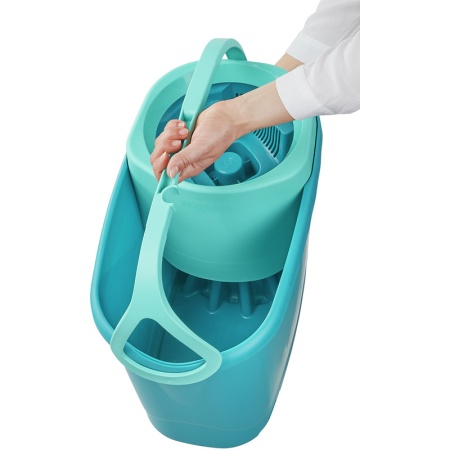 Комплект для уборки Clean Twist M Ergo ведро 6л с отжимом и швабра 33см