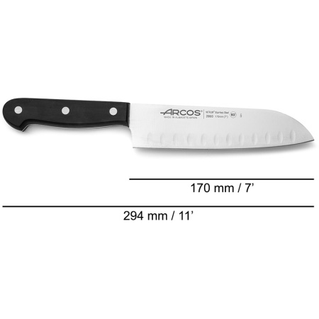 Нож сантоку 17см UNIVERSAL