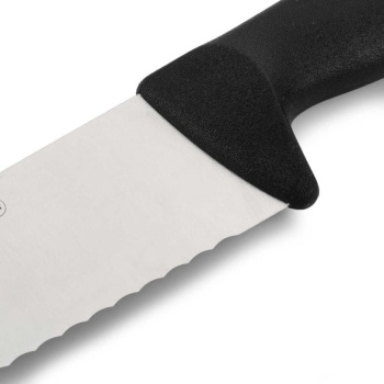 Нож рыбный 35см с рифлением 2900 черный