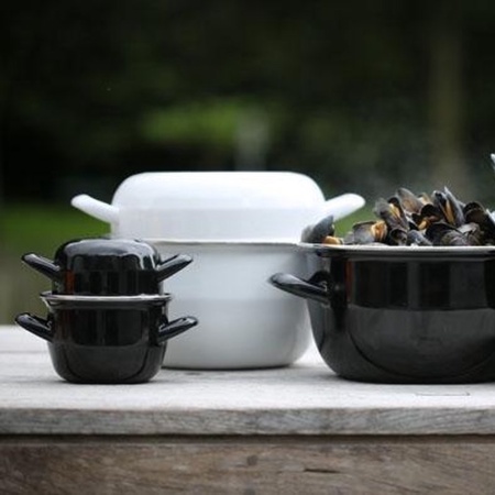 Кастрюля для мидий 2.8л HORECA Ø18x(h)17см чёрная