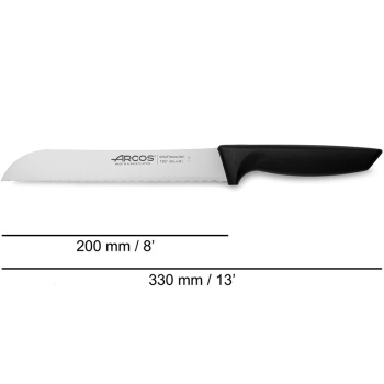 Нож для хлеба 20см NIZA