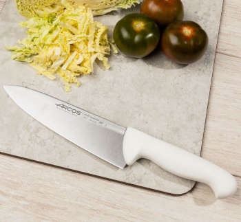Нож поварской 20см шеф-нож 2900 белый