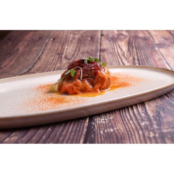 Блюдо, тарелка овальная 30x16см SAND Hygge