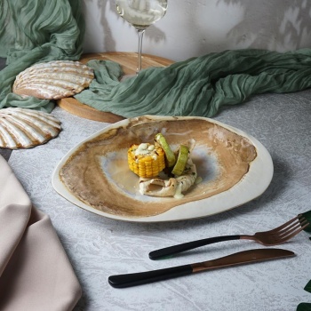 Блюдо овальное 33см 100мл "Pearl Frutti di Mare" керамика