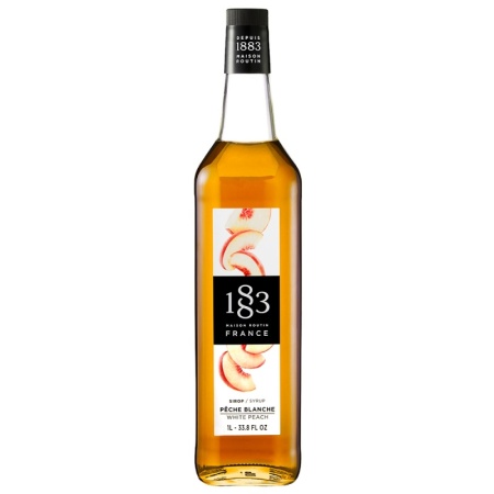 Сироп Белый персик (White Peach), 1л - стекло
