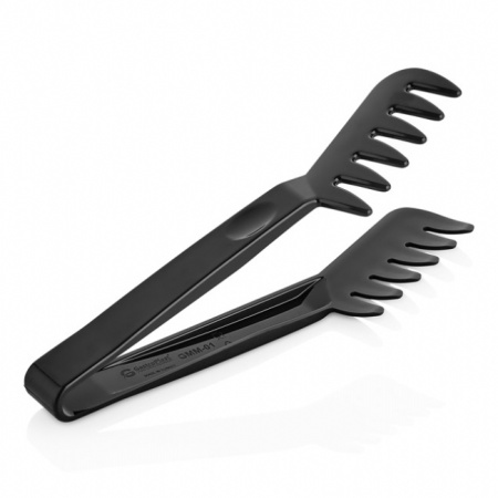 Щипцы сервировочные плоские GMM-01BL черные GastroPlast