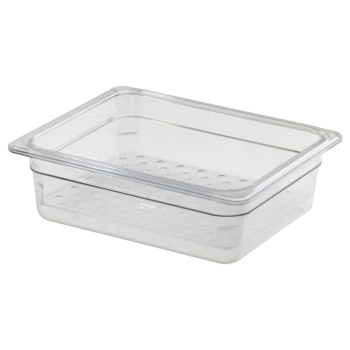 Гастроемкость перфорированная GN 1/2 32.5x26.5x7.6см Camwear прозрачная Cambro
