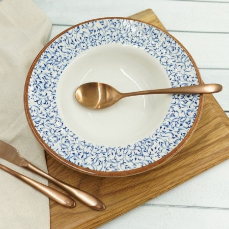 Нож столовый 23.5см Alessi-Copper медный матовый цвет PVD покрытие