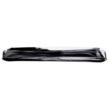 Блюдо прямоугольное 24x9.5x(h)1.5см Helix черный дым