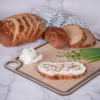 Доска разделочная 38x28см с желобом NATURAL Arcos