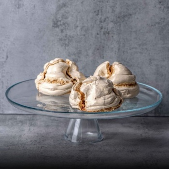 Тортница на ножке Ø31x(h)9.5см Solar прозрачная