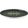 Тарелка плоская Ø22см с вертикальным бортом MESOPOTAMIA MOSAIC ANTHRACITE Hygge
