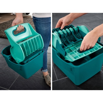 Комплект для уборки Profi Сompact ведро 8л с прессом для отжима и швабра 42см