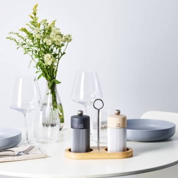 Подставка для мельниц 17см с ручкой Linéa bamboo natural