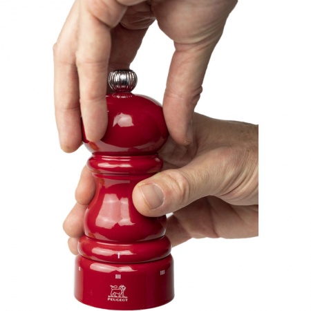 Мельница для соли PARIS u'Select Lacquered Dark Red 12см