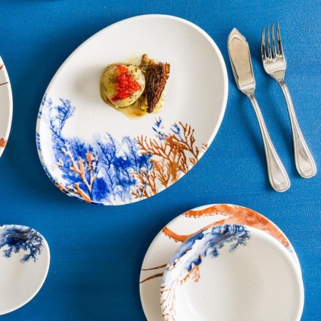 Тарелка овальная 25x19см AQUELIS 2 Moove