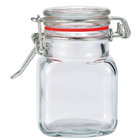 Банка с зажимной крышкой 90мл BarWare квадратная - P.L. Proff Cuisine