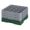 Кассета Camrack на 16 ячеек для мойки и хранения бокалов Ø11.11x23.8см Cambro зеленый