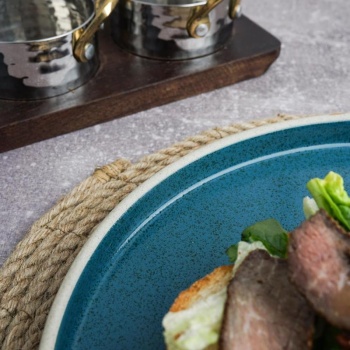 Тарелка с бортом Ø26см Blue TAIGA