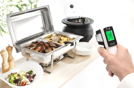 Термометр цифровой инфракрасный с зондом HENDI (-60/+350)